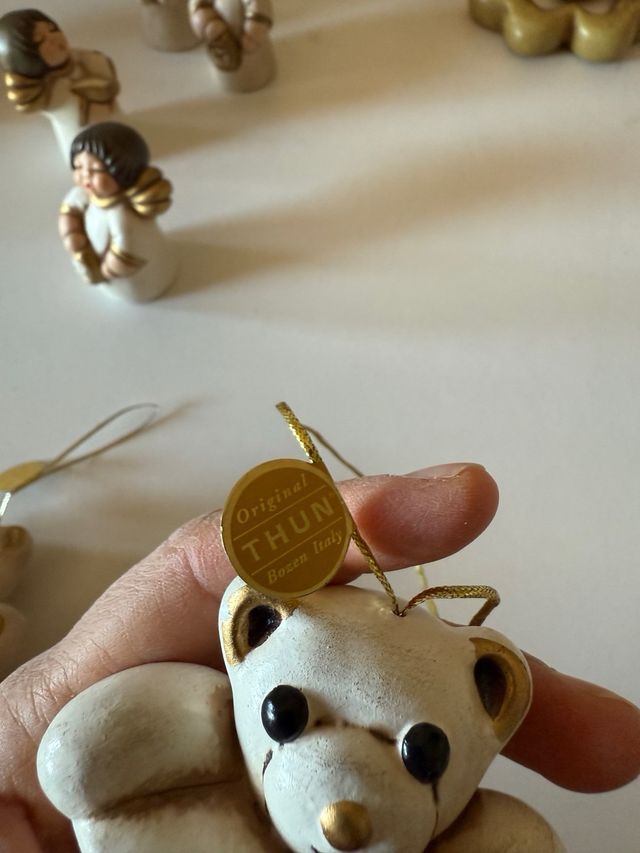 Coppia Addobbi Thun Orsetti Vintage