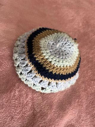 Gorro de lana tejido multicolor