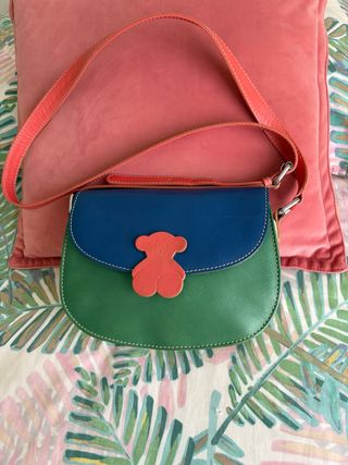 Bolso Tous Azul y Verde Oso Coral