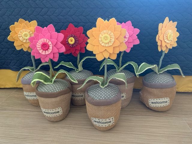 Fermaporta decorativi a forma di fiore