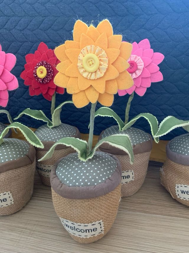 Fermaporta decorativi a forma di fiore