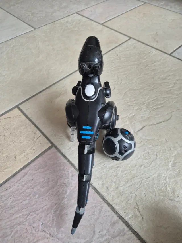 Robot Dinosauro Nero con Sfera