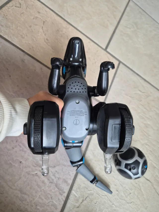 Robot Dinosauro Nero con Sfera