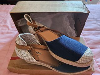 Sandálias Cabrera cunha 38