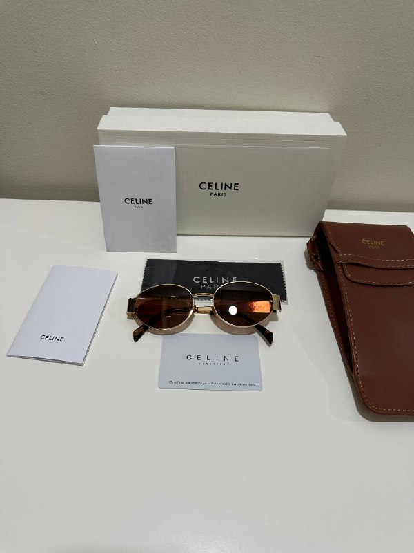 Occhiali da sole ovali Céline Eyewear Triomphe