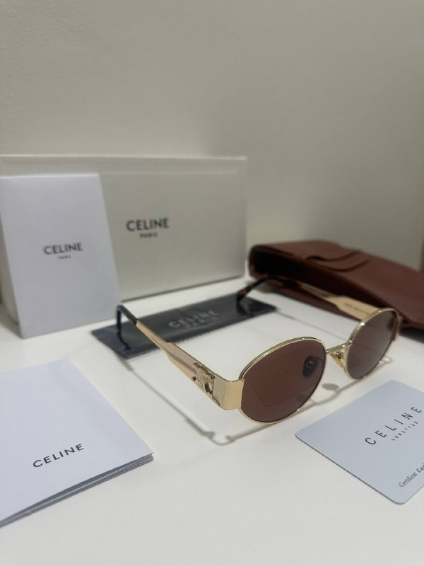 Occhiali da sole ovali Céline Eyewear Triomphe