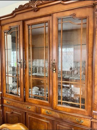 Comedor completo madera cerezo