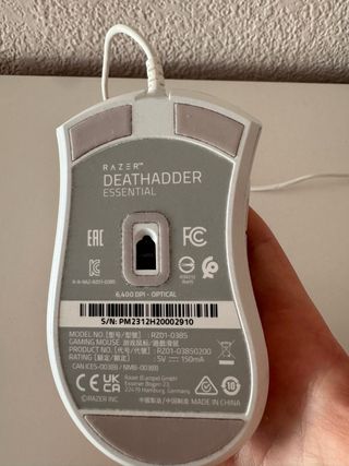Razer Deathadder Essential White Gaming Mouse