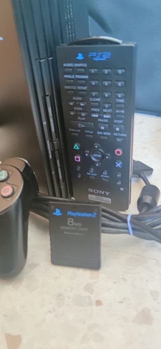 Playstation 2 Fat Negra + Accesorios