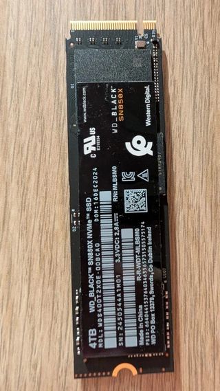 SSD NVMe WD_BLACK SN850X 4TB