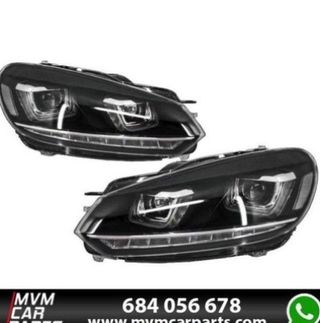 Faros delanteros Volkswagen Golf VI 6 Led Black ed