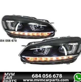Faros delanteros Volkswagen Golf VI 6 Led Black ed