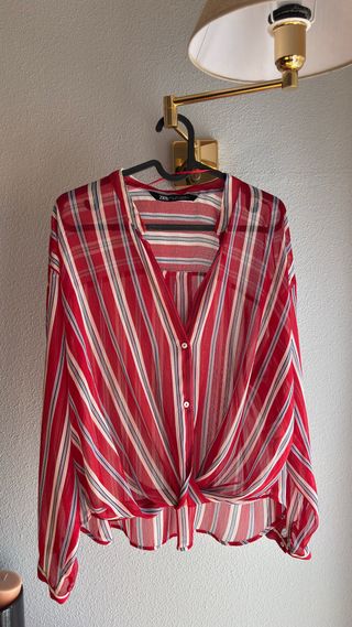 Camisa Zara rayas S sin usar