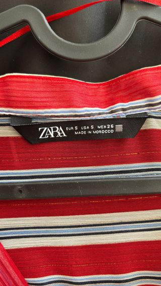 Camisa Zara rayas S sin usar
