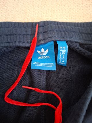 Pantalón Adidas Azul con Logo