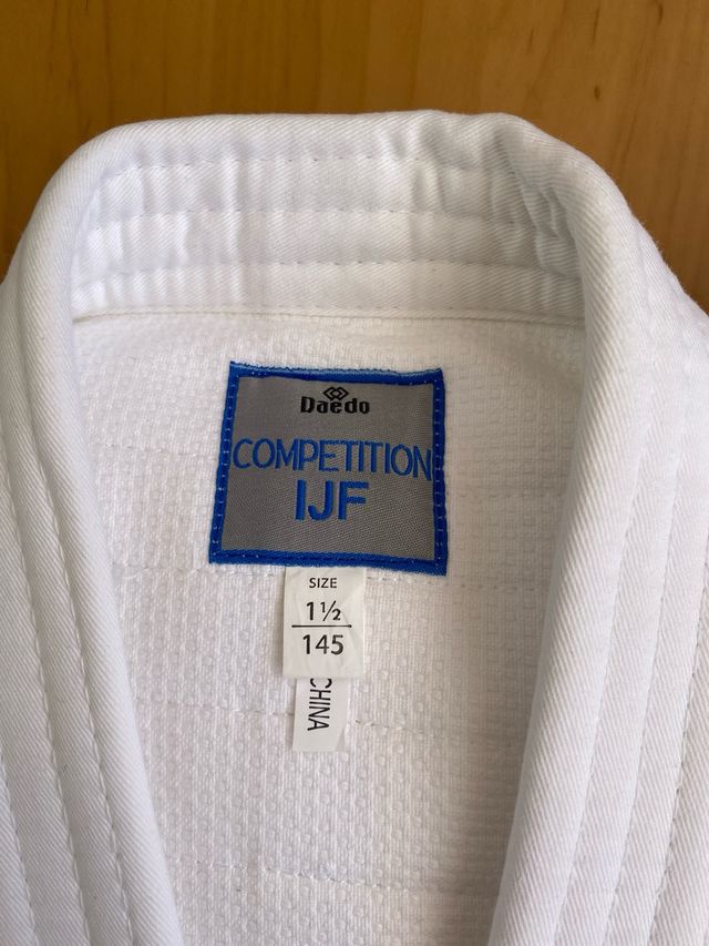 Judogi Blanco IJF Competición Talla 145