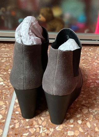 Stivaletti Calvin Klein Donna Grigio Suede