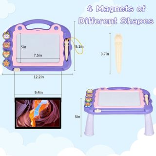 ✨ - Eucomir Pizarra Magnética Infantil,Pizarra de
