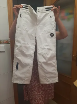 Pantalones de esquí Descente blancos