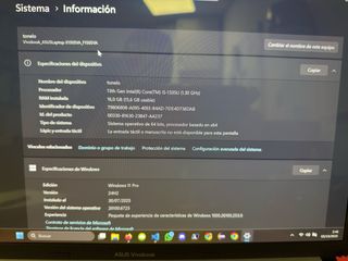 Portátil Asus Vivobook i5 16GB RAM 1TB SSD