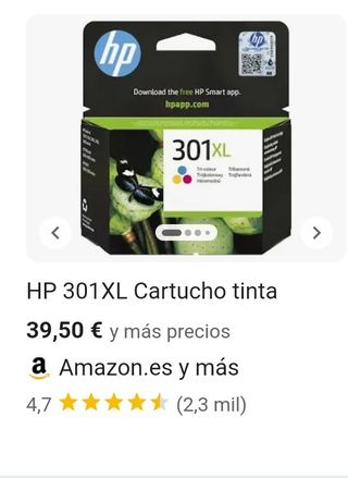 Cartucho Tinta Impresora Color