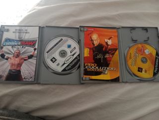 2 Juegos PS2: WWE SmackDown vs. Raw 2007 y Pro Evo