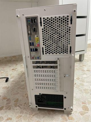 Torre PC Gaming Nfortec Blanca y Gris