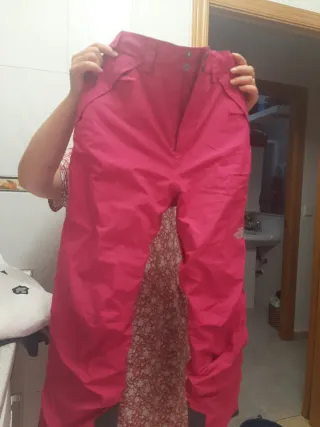 Pantalones de esquí rosas