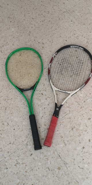 2 Raquetas de Tenis Dunlop y VA ALLEN 
