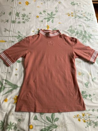 Camiseta Adidas rosa manga corta