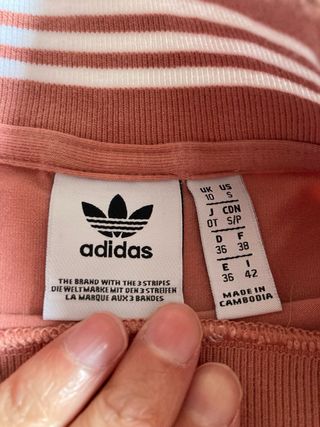 Camiseta Adidas rosa manga corta