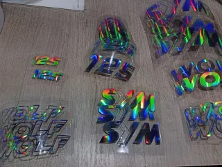 Vinilos SYM Wolf 125 Holográficos