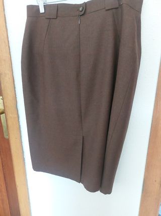 Falda Lasserre Mujer Marrón