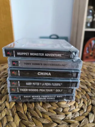 Lote 6 Juegos PS1 Precintados PAL España