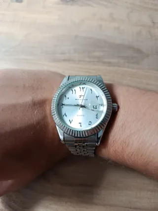Reloj RICEGO Plata y Blanco