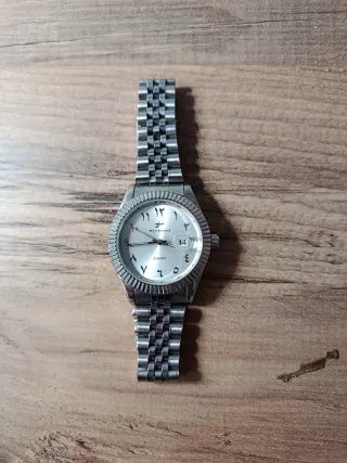 Reloj RICEGO Plata y Blanco