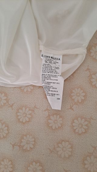 Blusa top blanco talla única