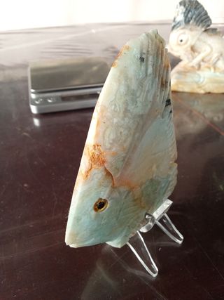 Scultura Pesce in Pietra