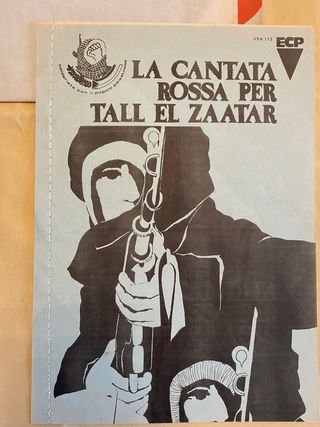 LP La Cantata Rossa Per Tall El Zaatar