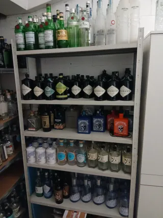 Bottiglie vuote Gin 10 tot - Diverse Marche