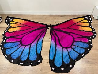 Alas de mariposa de seda