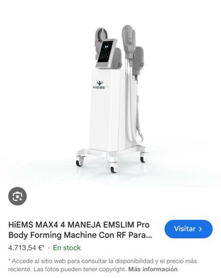 Aparato profesional electroestimulación