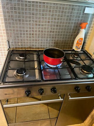 Horno de gas con bombona