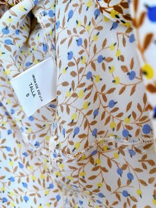 Blusa Eseoese Estampada Manga Corta
