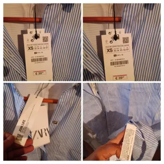 Camisa ZARA rayas oversize Talla XS