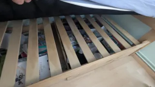 Cama de madera 90 Lufe con cajones