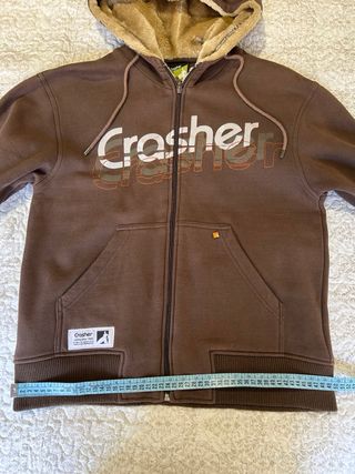 Sudadera con capucha Crasher marrón