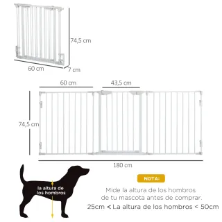 Barreras de seguridad para mascotas