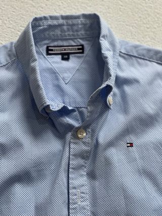 Camisa Tommy Hilfiger niño manga larga, talla 7-8