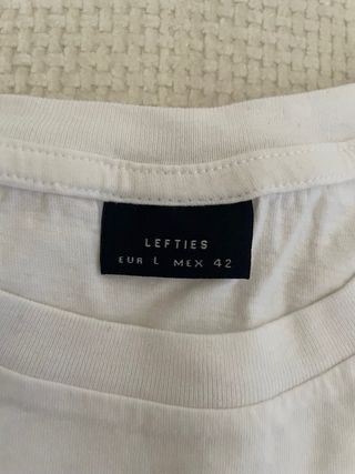 Camiseta Lefties Estampada Palmeras Talla L
